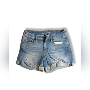 Universal Thread Mid-Rise Short Cuffed Denim Shorts, Size 2/26R